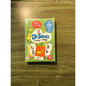 Dr. Seuss ABCs and Words Flash Cards 40 Cards